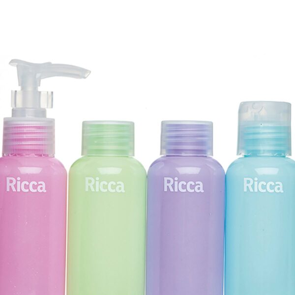 Conjunto Com 4 Frascos de Viagem Ricca - Image 3