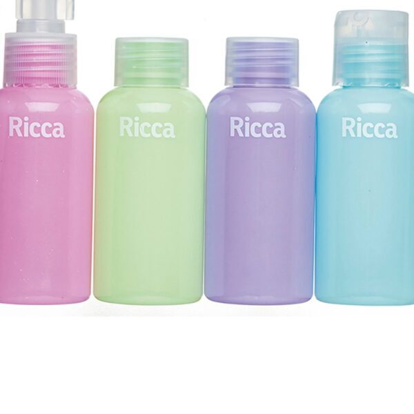 Conjunto Com 4 Frascos de Viagem Ricca - Image 4