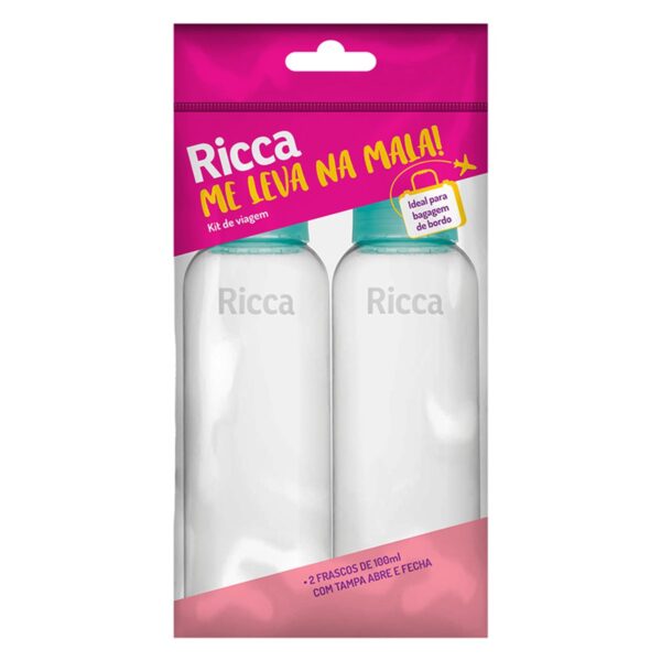 Pack Com 2 Frascos de Viagem Disk Top Ricca - Image 2