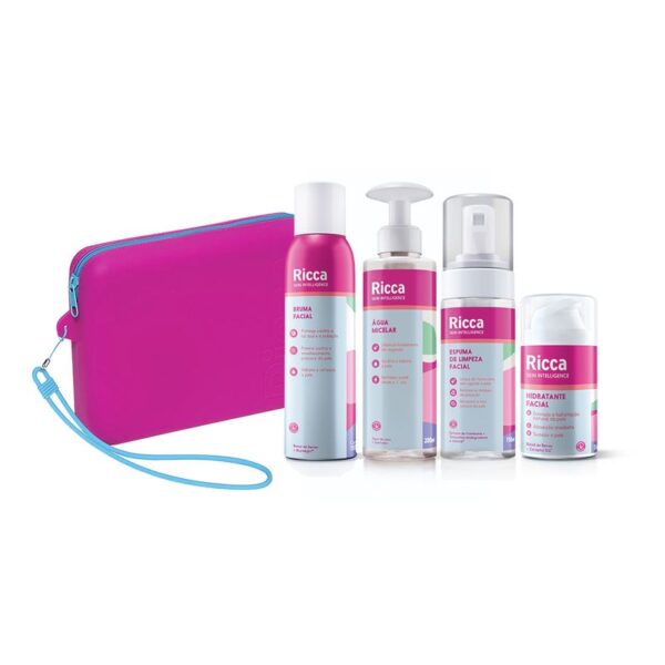 Kit Cuidados Faciais Skin Intelligence + Necessaire Ricca Código: RIC014