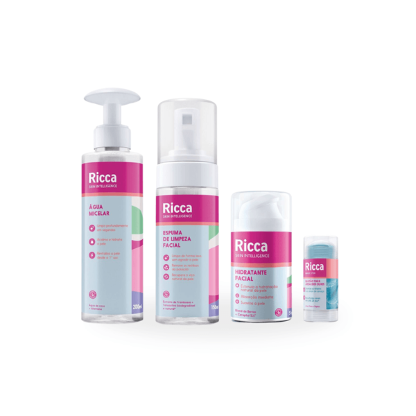Kit Cuidados Faciais - Skin Intelligence Basic Ricca Código: RIC044