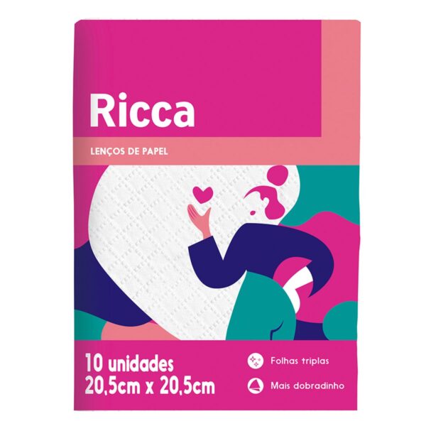 Lenço de Papel Mini Ricca - Image 2