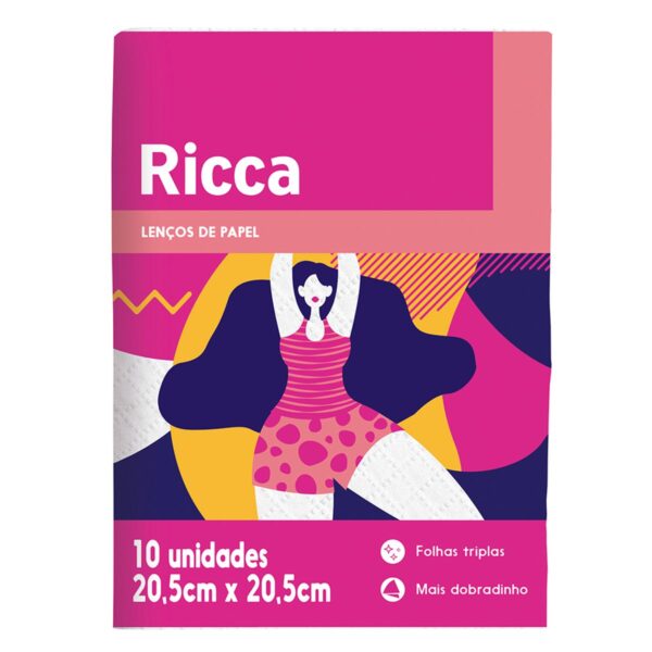 Lenço de Papel Mini Ricca - Image 3