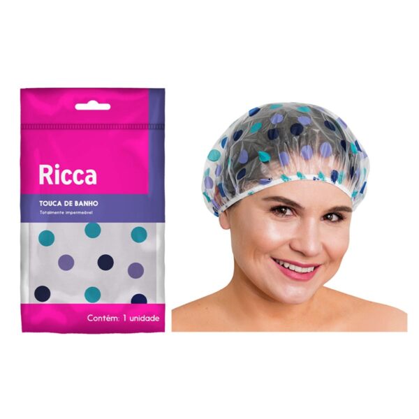 Touca Estampada Para Banho Ricca - Image 3