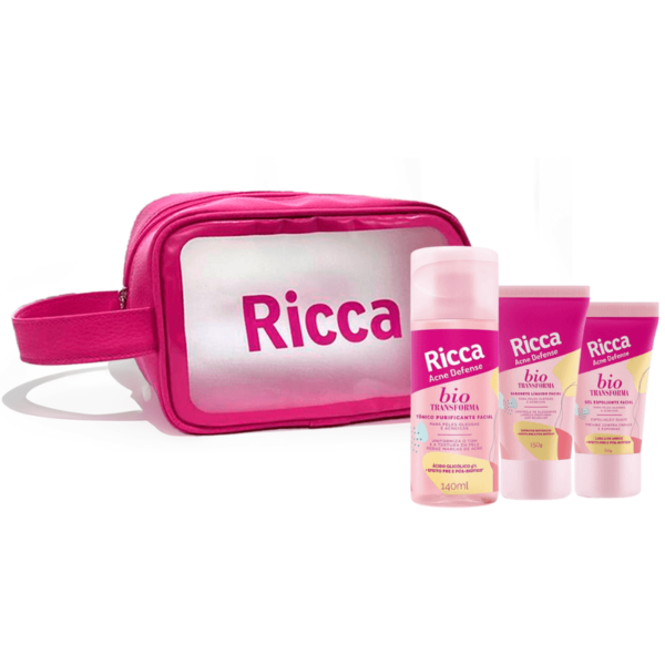 Kit Trio Acne Defense + Necessaire Ricca