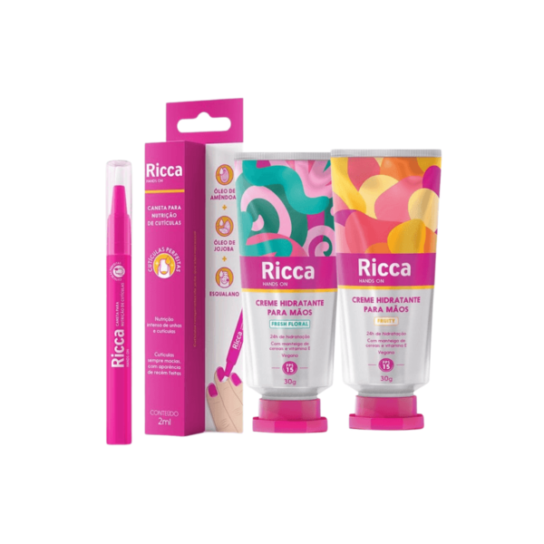 Kit Presente hidratação Para Mãos Ricca